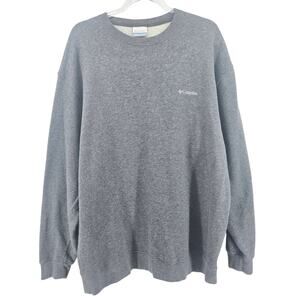 Columbia Gray Crew Sweatshirt Size XXL Outdoors Gorpcore Casual Comfy